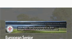 Desktop Screenshot of esgagolf.com